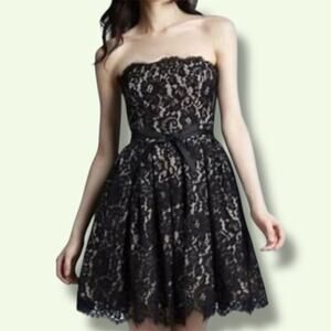 NEW WITH TAGS Robert Rodriguez Neiman Marcus Target Black Lace Dress Size 12